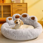 Zampa | Orthopedisch Anti-Stress Dierenbed – Pluche Poot-Design met Gewrichtsondersteuning