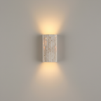Travertin Wandlamp – Geribbelde Textuur – Warme LED | Lithos