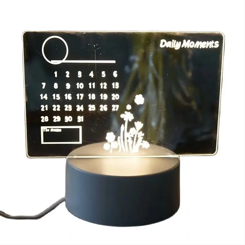 GlowSketch | LED Tafellamp met Notitiebord – Dimbaar – USB – Voor Bureau & Nachtkastje