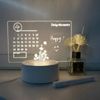 GlowSketch | LED Tafellamp met Notitiebord – Dimbaar – USB – Voor Bureau & Nachtkastje