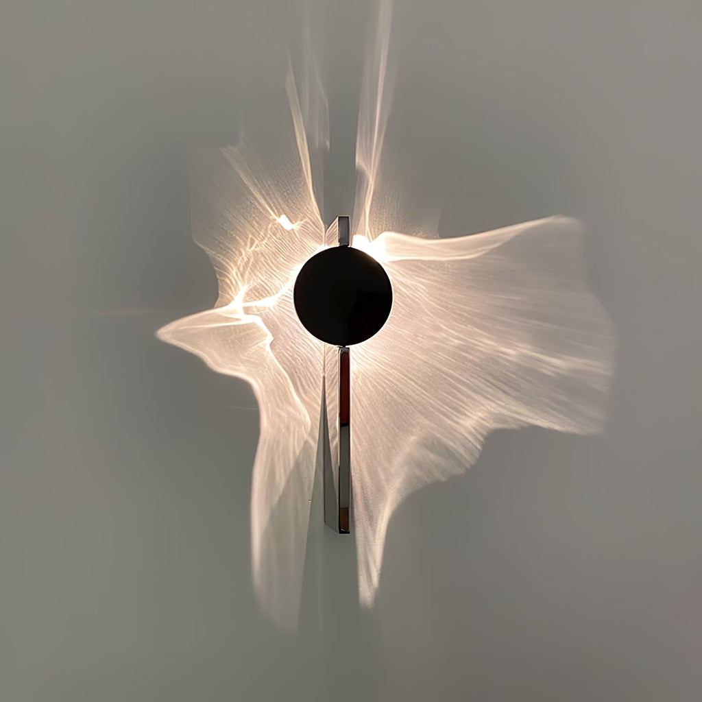 LED Wandlamp Projectie – Artistiek Lichteffect – Chroom | Umbra