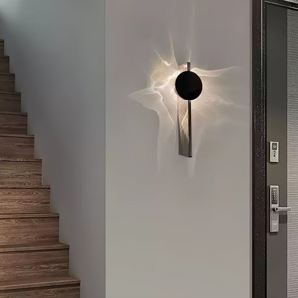 LED Wandlamp Projectie – Artistiek Lichteffect – Chroom | Umbra