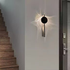LED Wandlamp Projectie – Artistiek Lichteffect – Chroom | Umbra