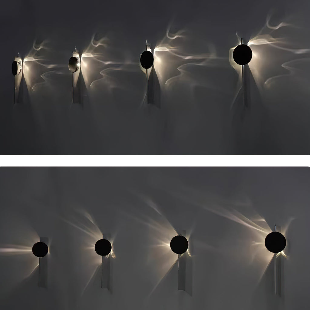 LED Wandlamp Projectie – Artistiek Lichteffect – Chroom | Umbra