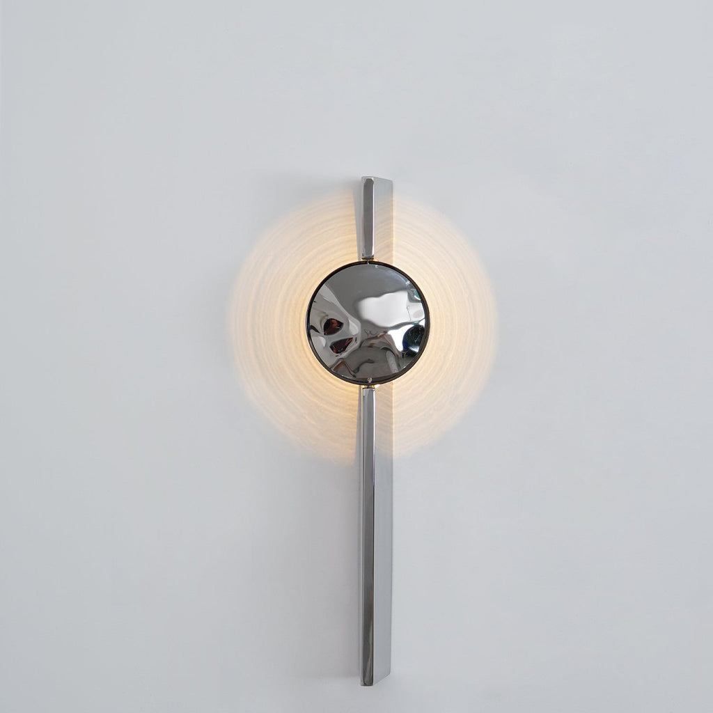LED Wandlamp Projectie – Artistiek Lichteffect – Chroom | Umbra