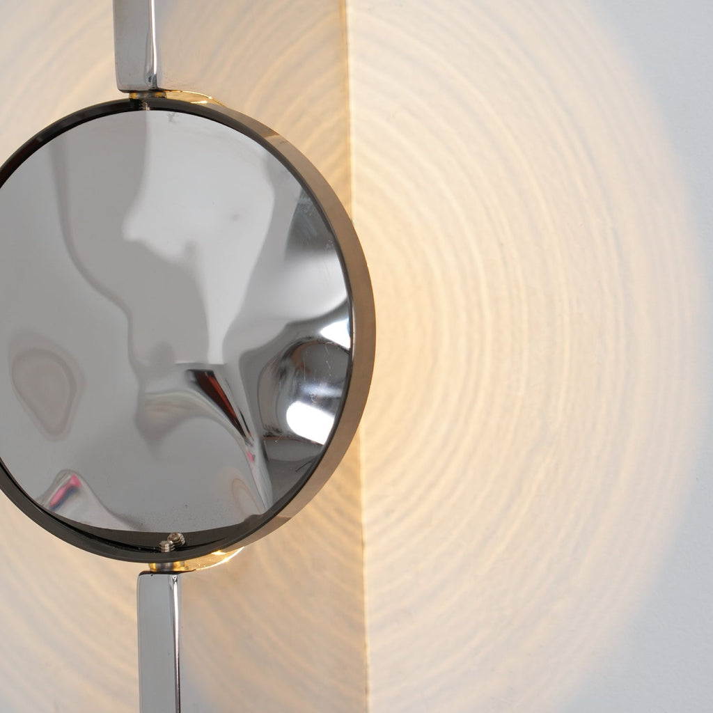 LED Wandlamp Projectie – Artistiek Lichteffect – Chroom | Umbra