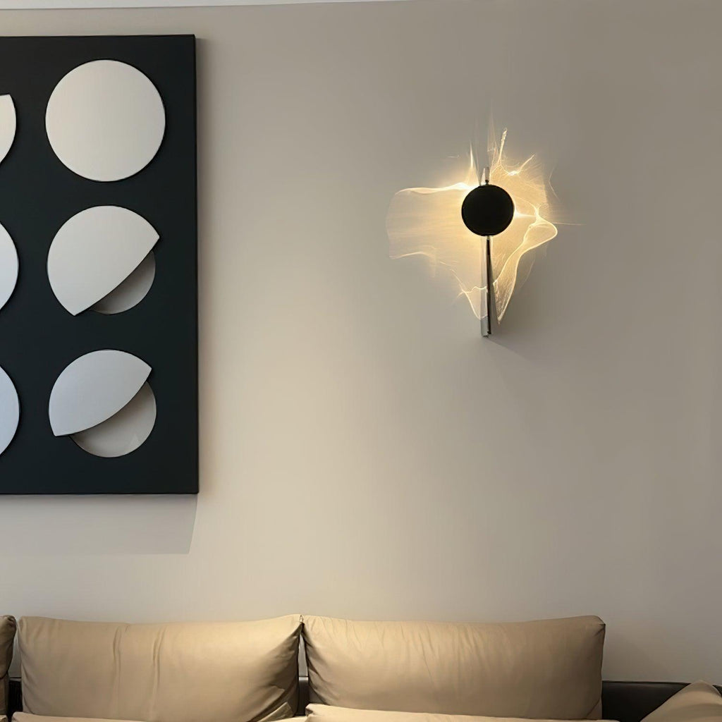 LED Wandlamp Projectie – Artistiek Lichteffect – Chroom | Umbra