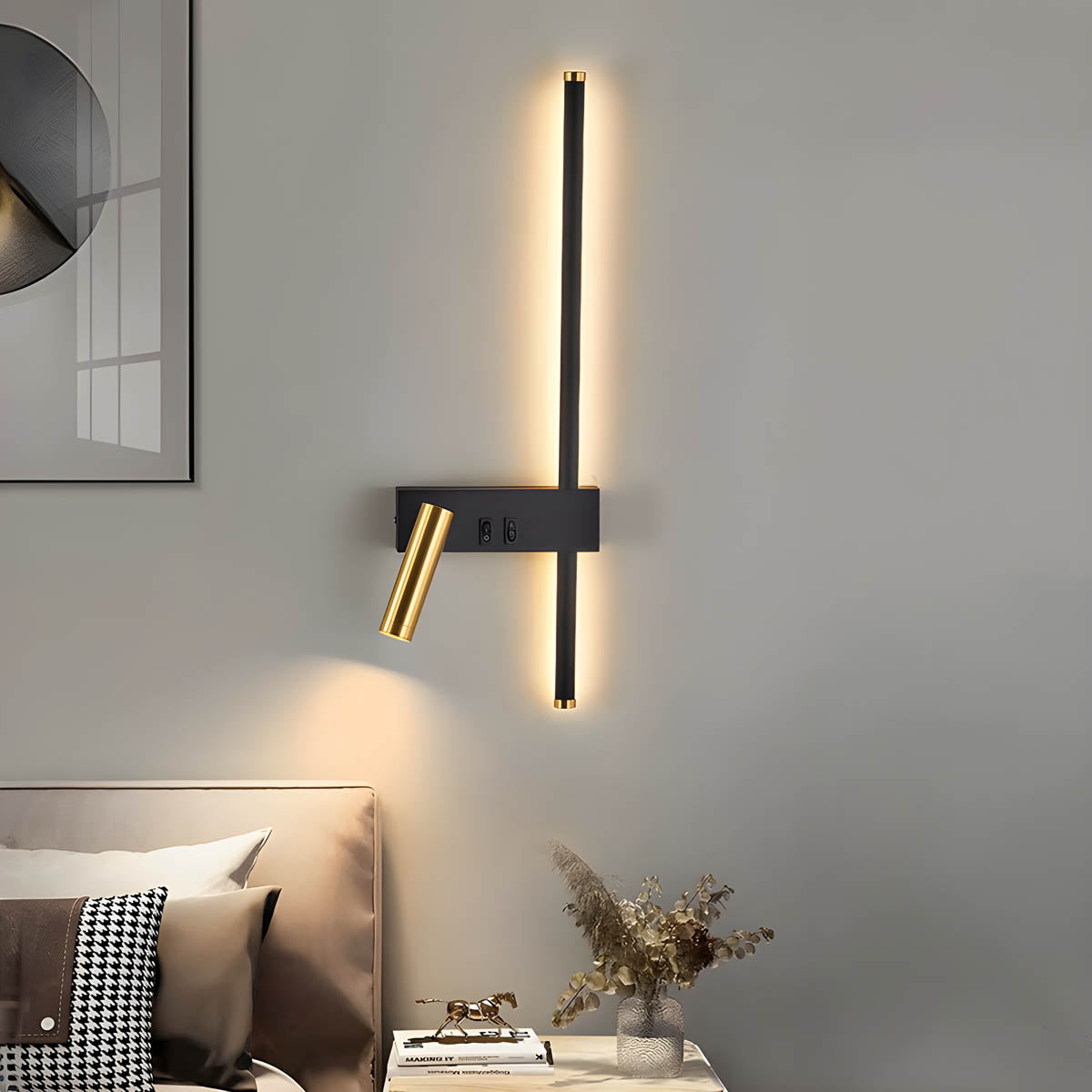 Stiletto | Verticale Wandlamp van Aluminium