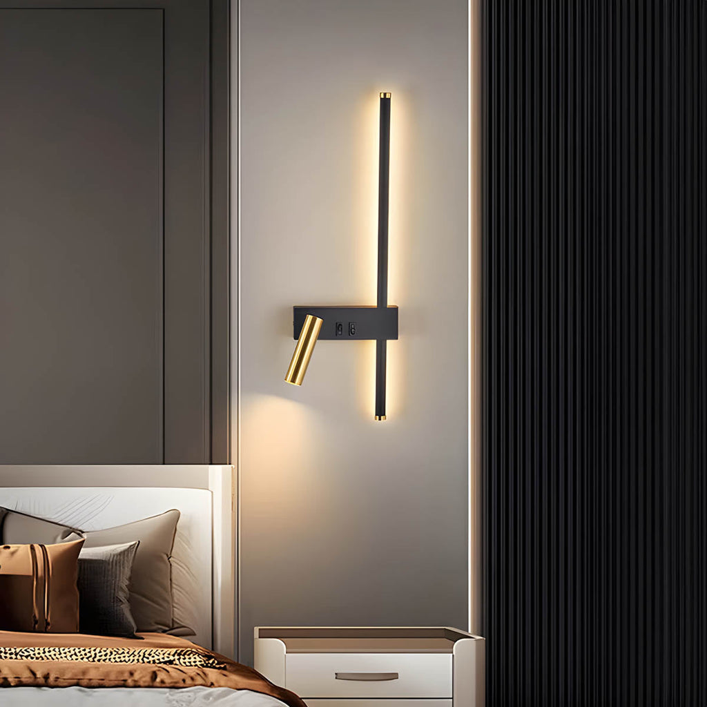 Stiletto | Verticale Wandlamp van Aluminium
