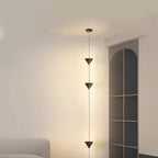 Colonna | Architecturale Vloer tot Plafond Lamp – Minimalistisch Design met Kegelvormige LED-elementen