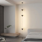 Colonna | Architecturale Vloer tot Plafond Lamp – Minimalistisch Design met Kegelvormige LED-elementen