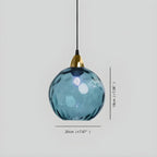 Lallora | Glazen Druppel Hanglamp