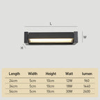 LED Buitenwandlamp – Lineair Design – IP65 | Rotato
