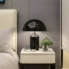 Juno | Moderne Mushroom Tafellamp – Elegant Metaal & Glas met E27 Fitting