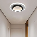 Basso | Compacte LED Plafondlamp met Houtprint