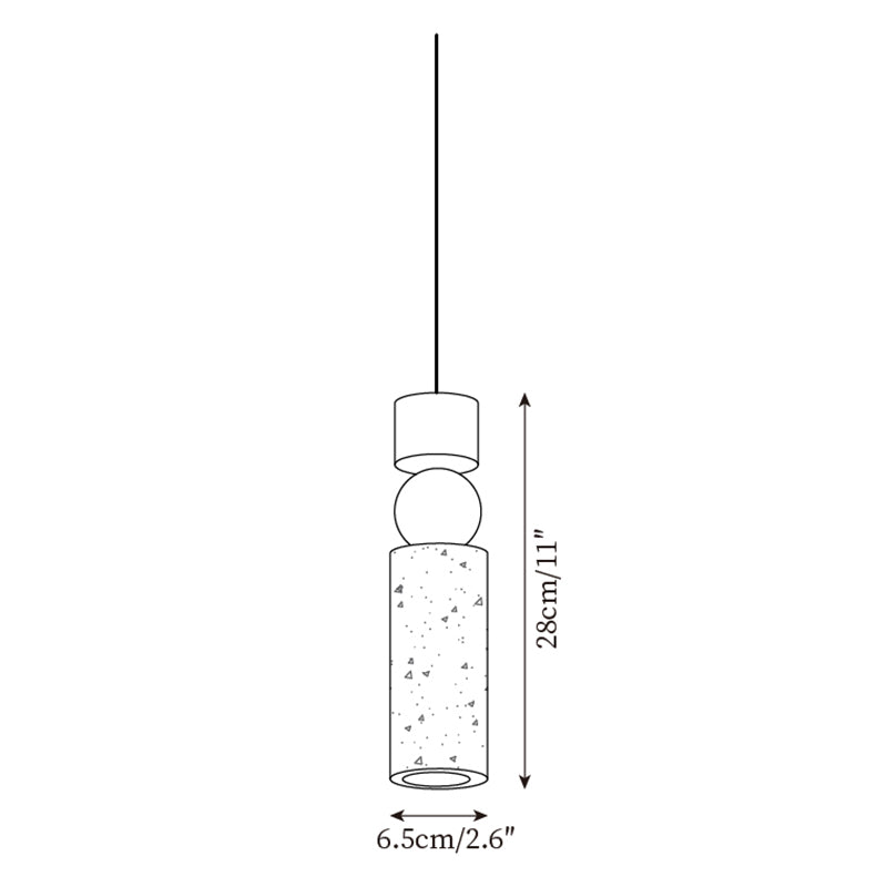 Pietrosa | Travertijn Hanglamp met Houtaccent