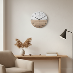 MarmoSereno | Moderne Wandklok in Marmerlook – Creatief & Tijdloos Design
