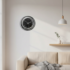 Tempo-Puro | Elegante Design Wandklok – Minimalistisch Zwart – Ø 30 cm