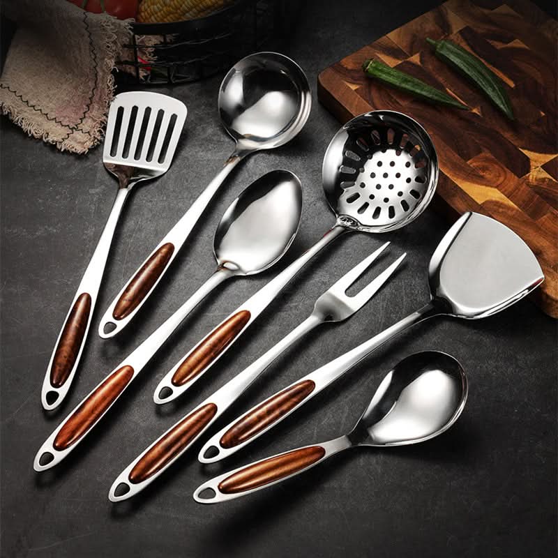 Chef Master | 7-delige RVS Keukenhulp Set – Ergonomische Grip