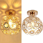 Bijou | Compacte Plafondlamp met Kristallen – Sfeervol Lichtpatroon