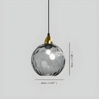 Lallora | Glazen Druppel Hanglamp