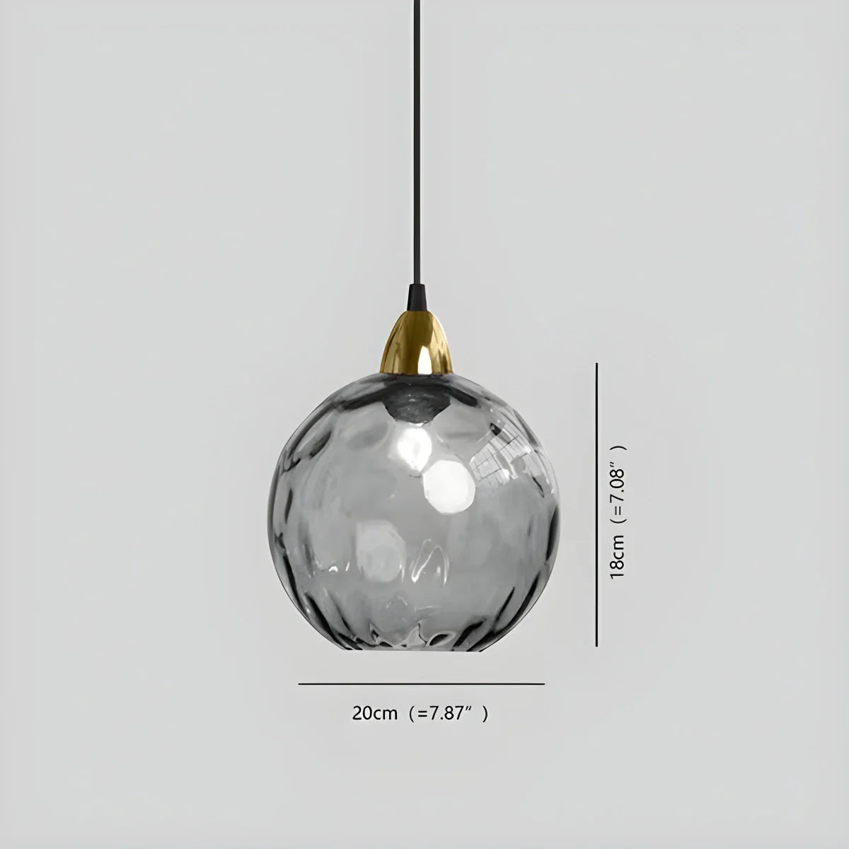 Lallora | Glazen Druppel Hanglamp