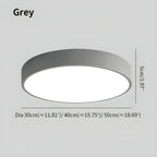Platte LED Plafondlamp – Kleurrijk Design – Rond | Pastello