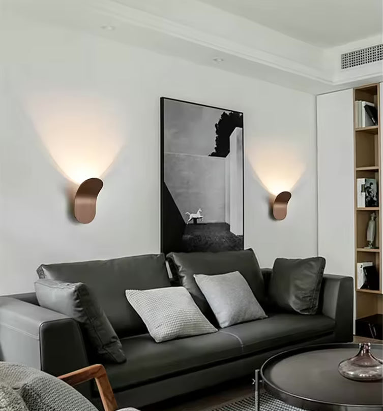 Moderne LED Wandlamp – Geborsteld Aluminium | Solviera