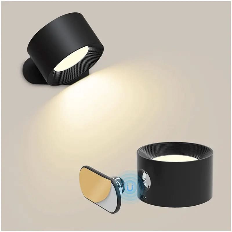 Draadloze Wandlamp – 360° Draaibaar – USB-Oplaadbaar | Gira Luce