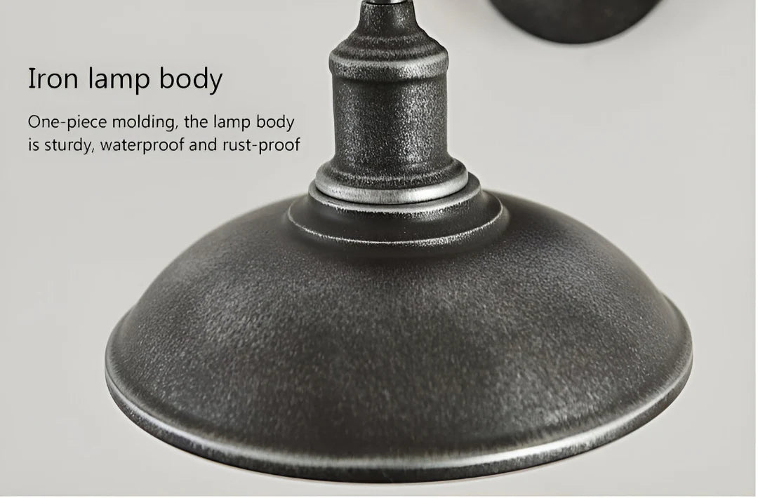 Industriële Buitenwandlamp – IP65 – Gietijzer | Ferris