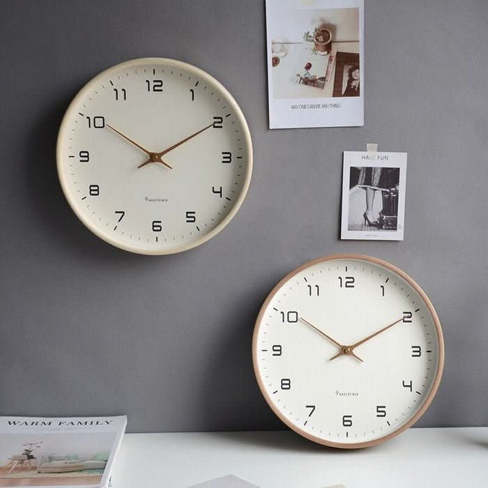 Moderne Wandklok Hout – Geruisloos Uurwerk – Minimalistisch | Tempo Bosco