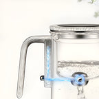 PureBrew | Minimalistische Glazen Theepot – Borosilicaatglas – RVS Infuser – 520 ml / 720 ml