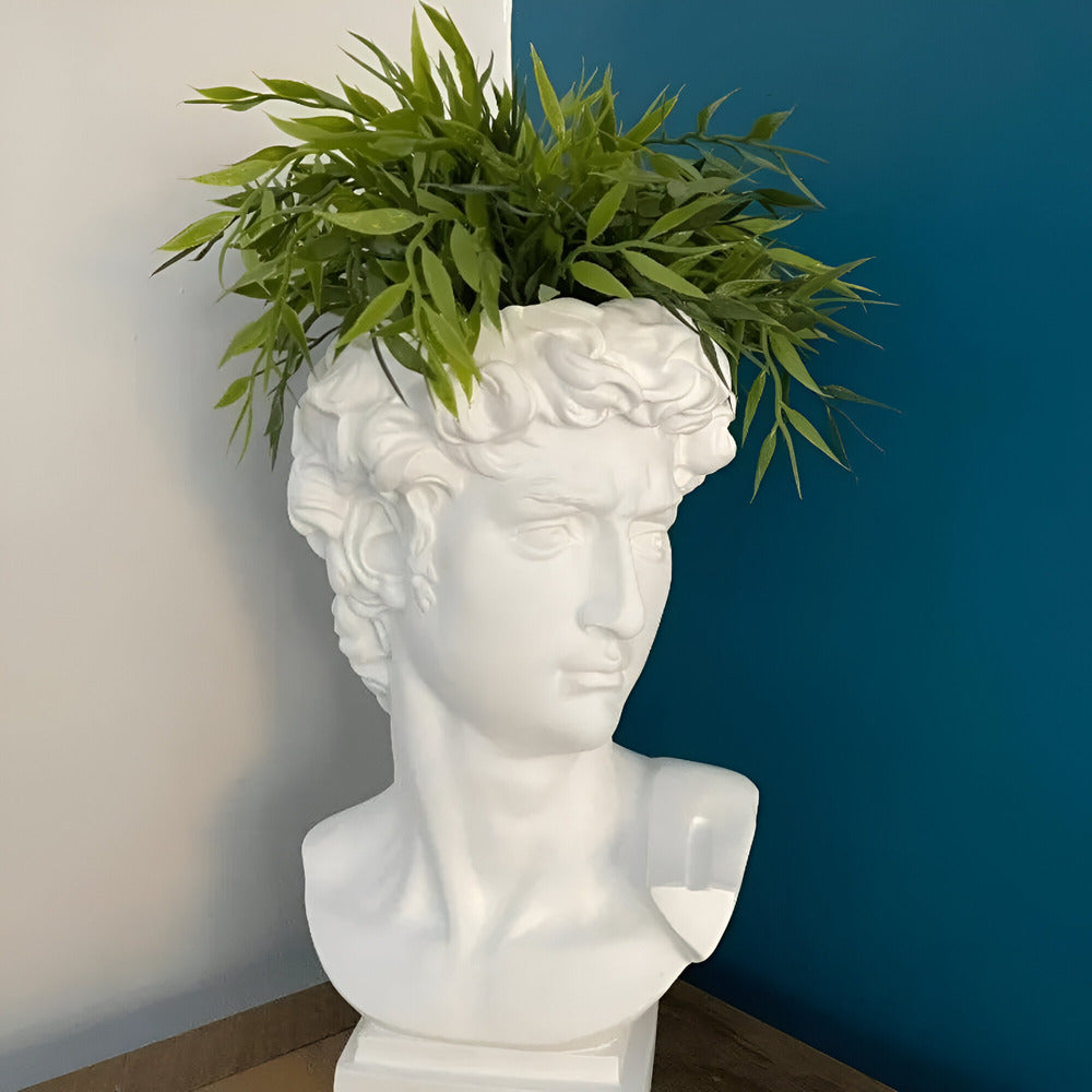 Apollo-Vaso | Elegante Griekse Godenvaas – Artistiek Keramisch Kunstobject – Klassiek Design – 30 cm