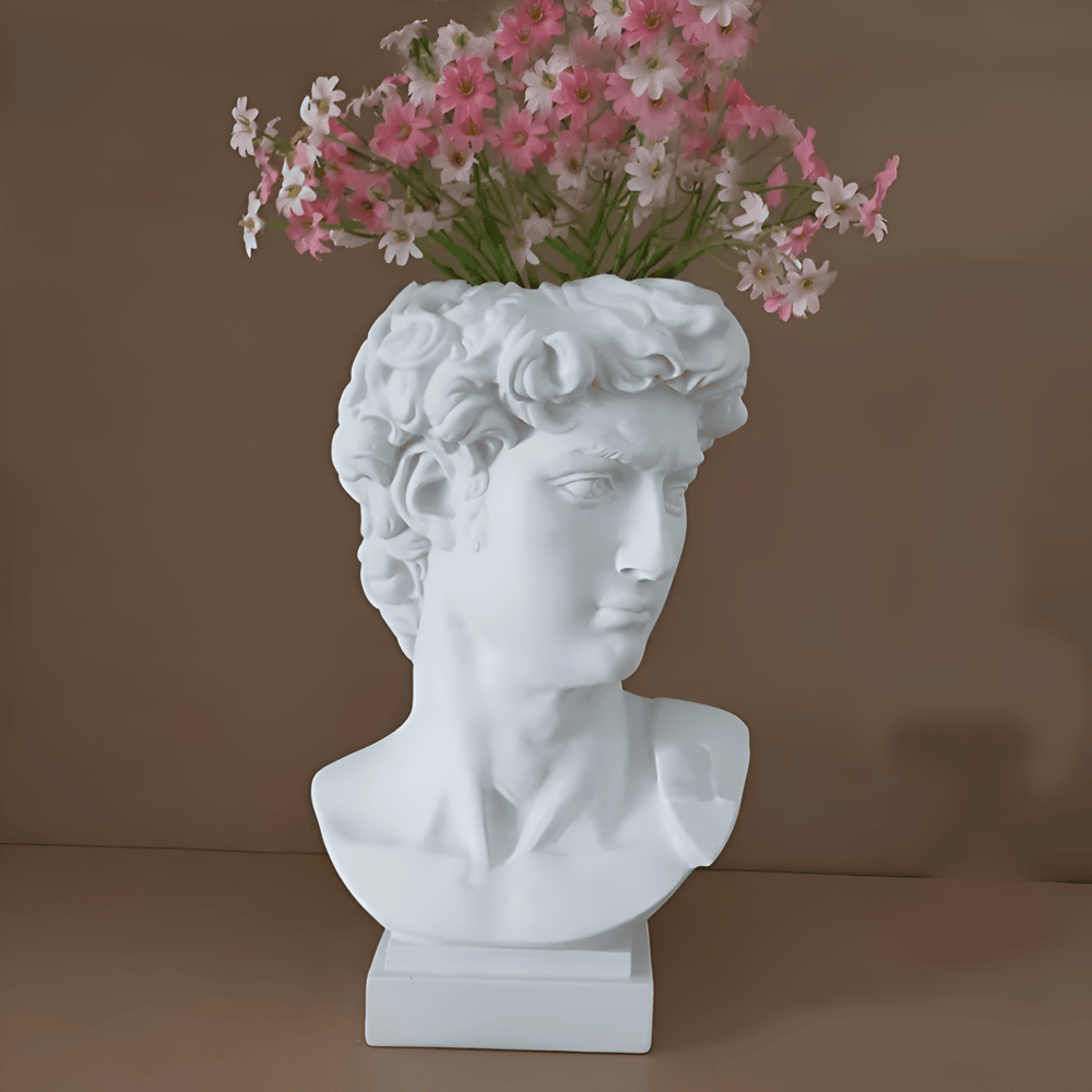 Apollo-Vaso | Elegante Griekse Godenvaas – Artistiek Keramisch Kunstobject – Klassiek Design – 30 cm