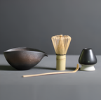 Mizu-Koto | Premium 4-delige Matcha Set – Handgemaakt Keramiek & Bamboe – Japans Design