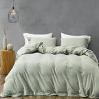SoffioPuro | Luxe Ademende Beddengoedset – Inclusief 2 Kussenslopen – Zacht Katoen – Scandinavisch Design