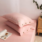 SoffioPuro | Luxe Ademende Beddengoedset – Inclusief 2 Kussenslopen – Zacht Katoen – Scandinavisch Design