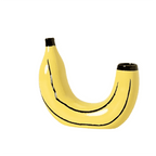 Banana-Vaso | Moderne Decoratieve Vaas – Uniek Bananenvorm Design – Speelse Blikvanger