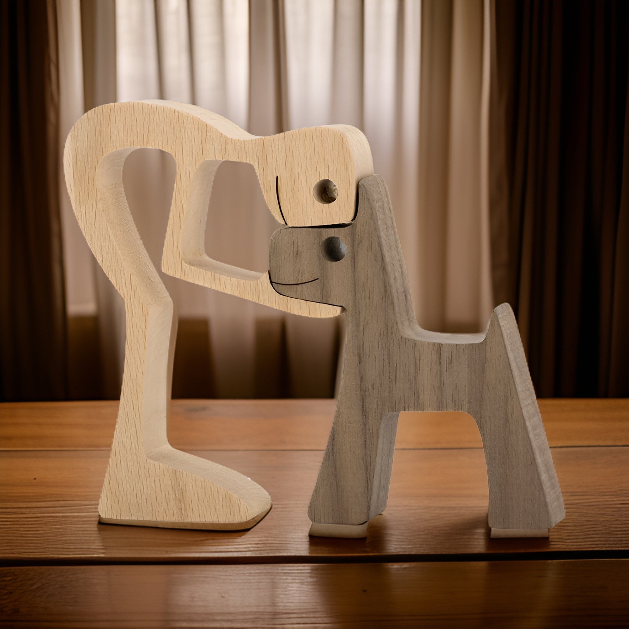 Houten Sculptuur – Symbool van Vriendschap | Vanskap