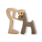 Houten Sculptuur – Symbool van Vriendschap | Vanskap
