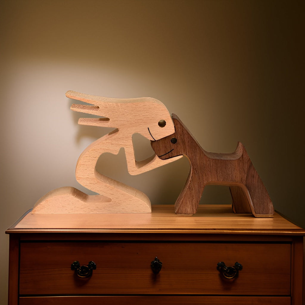 Houten Sculptuur – Symbool van Vriendschap | Vanskap