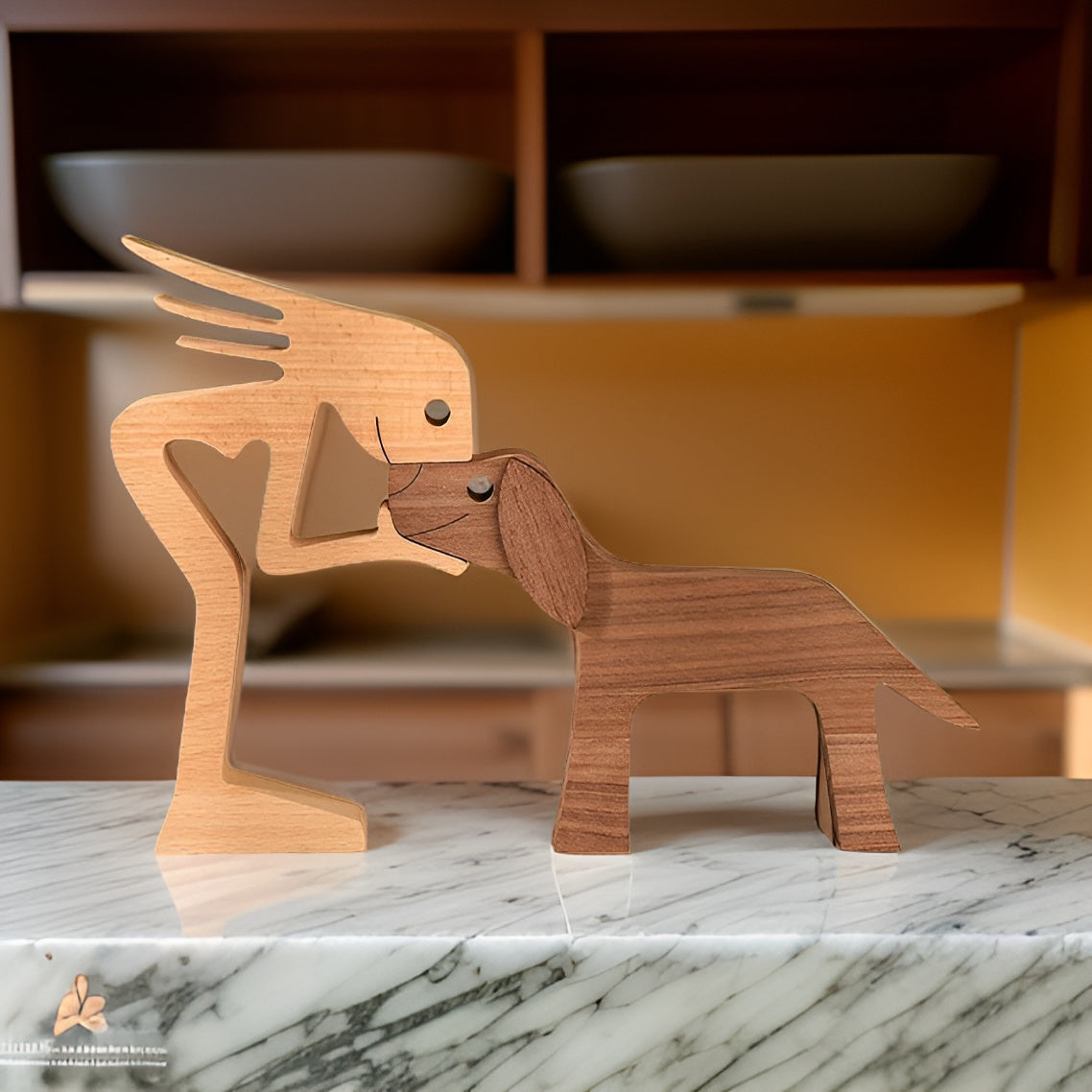 Houten Sculptuur – Symbool van Vriendschap | Vanskap