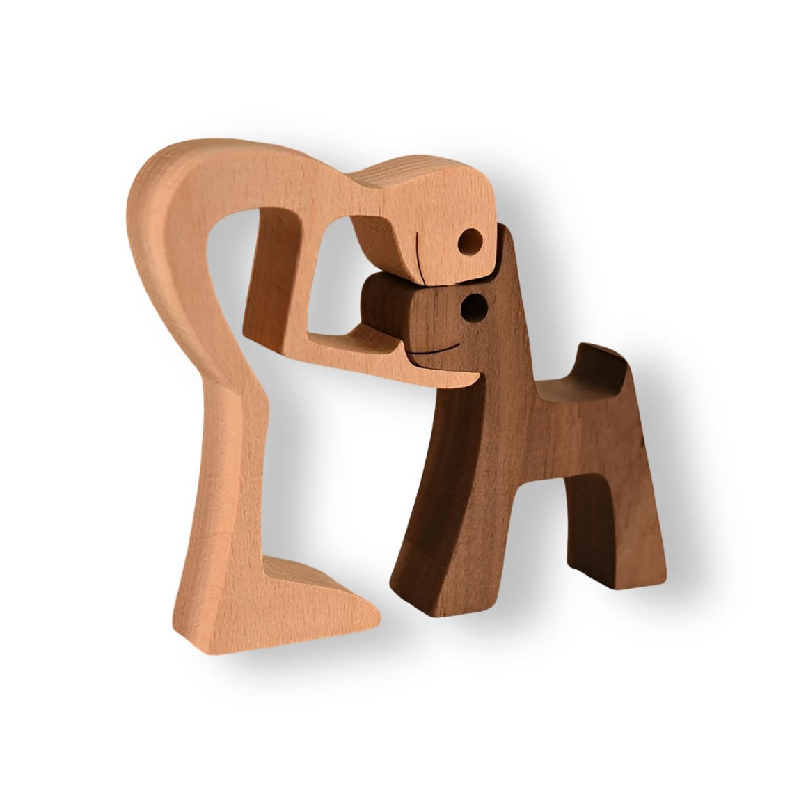 Houten Sculptuur – Symbool van Vriendschap | Vanskap