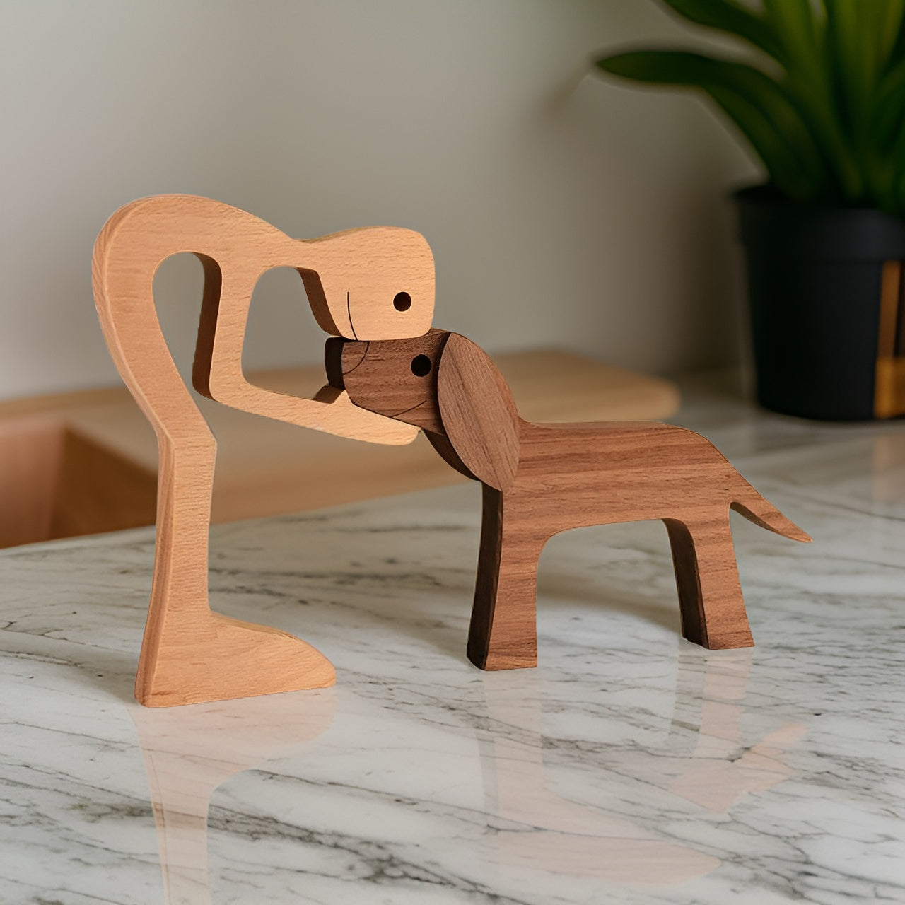 Houten Sculptuur – Symbool van Vriendschap | Vanskap