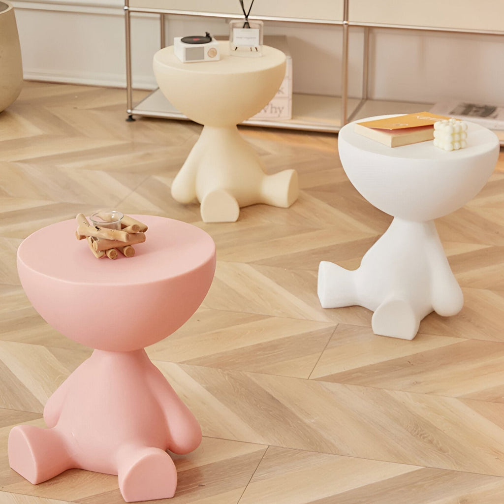 Ronde Salontafel – Sculpturaal Design – Compact & Duurzaam | Clessidra