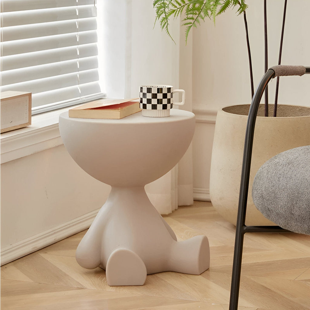 Ronde Salontafel – Sculpturaal Design – Compact & Duurzaam | Clessidra