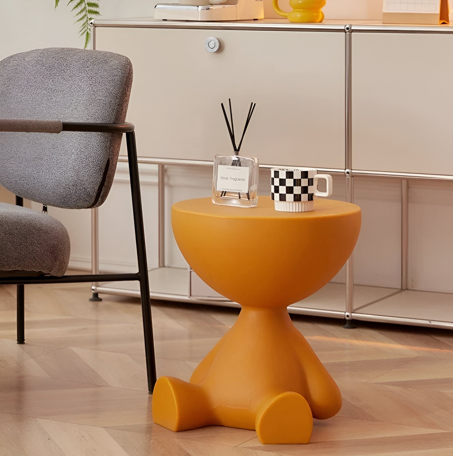 Ronde Salontafel – Sculpturaal Design – Compact & Duurzaam | Clessidra