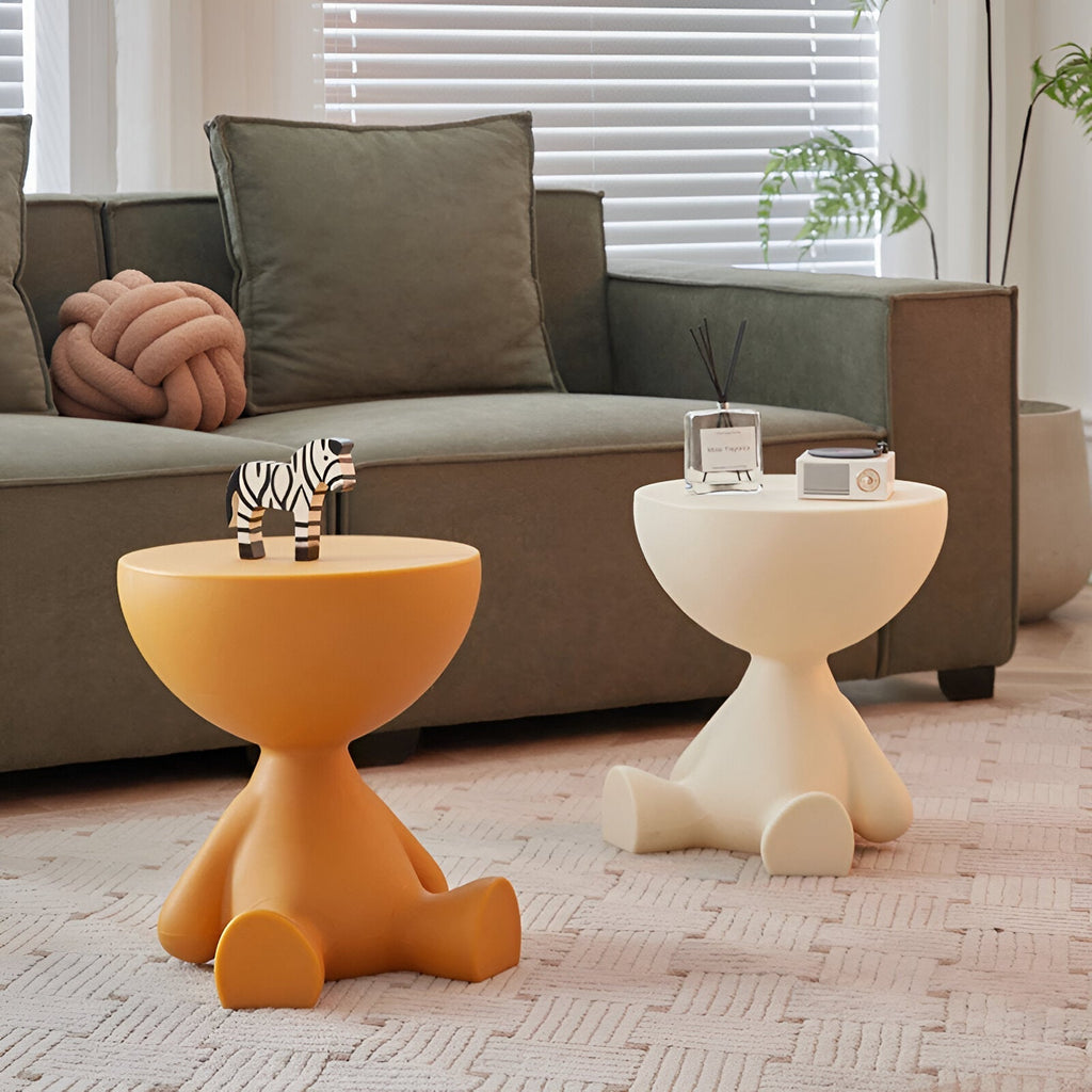 Ronde Salontafel – Sculpturaal Design – Compact & Duurzaam | Clessidra