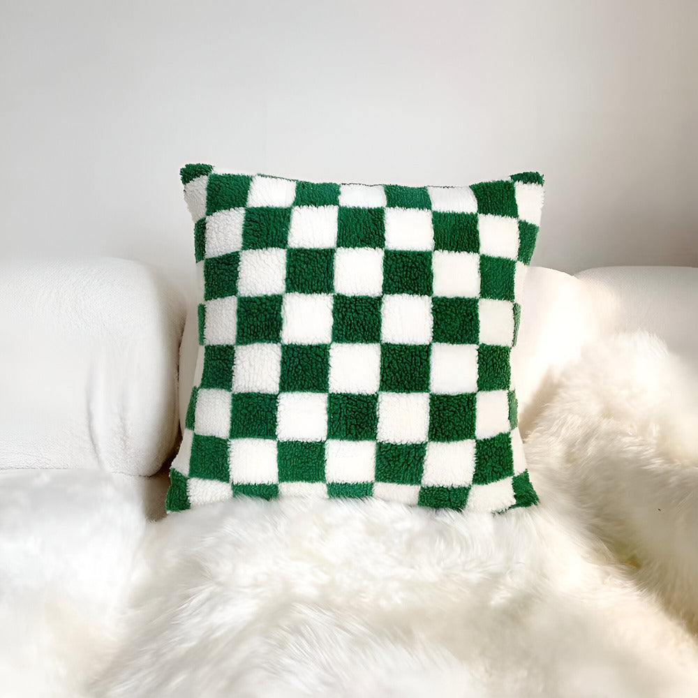 Scacco | Moderne Kussenhoes met Schaakbord Design – Zachte Stof • (x1/x2/x4/x6)