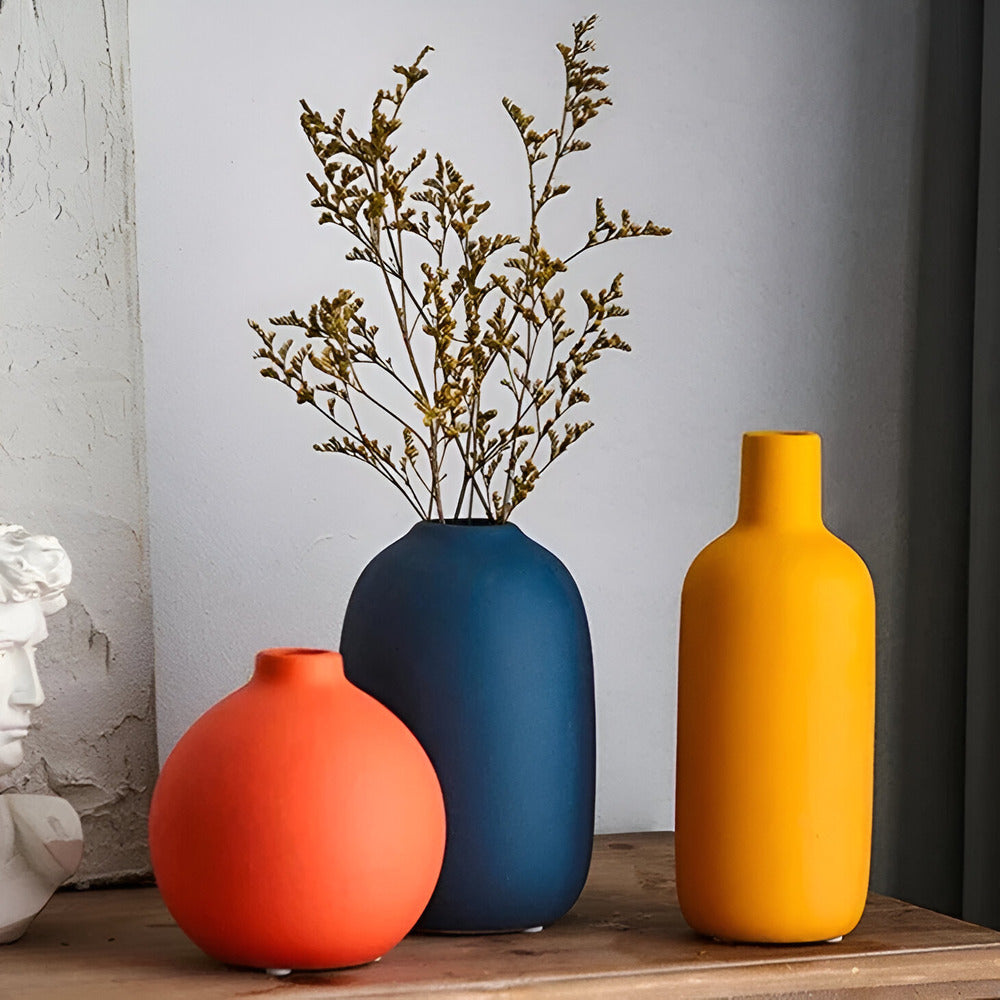 Trittico-Mat | 3-delige Scandinavische Vazenset – Minimalistisch Design
